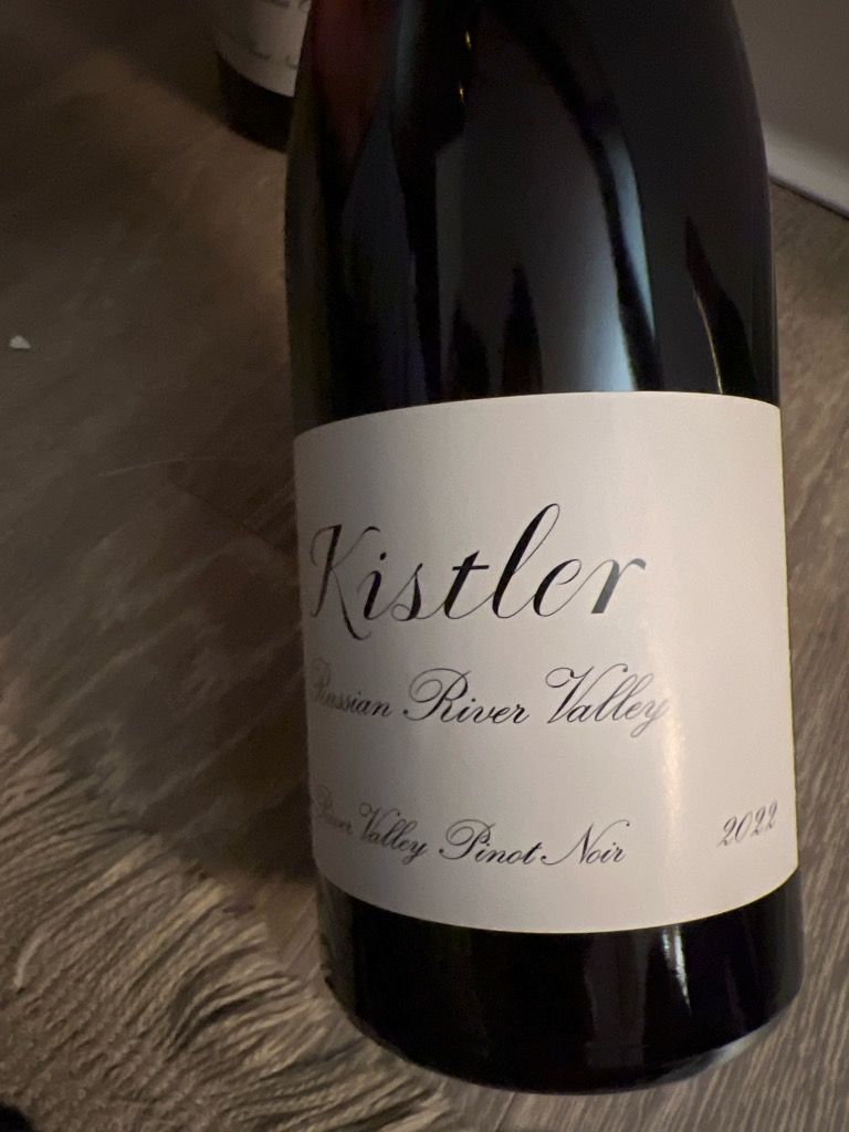 2022 Kistler Pinot Noir Russian River Valley - CellarTracker