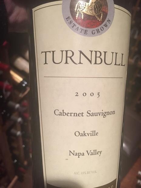 2005 Turnbull Cabernet Sauvignon Fortuna Vineyard - CellarTracker