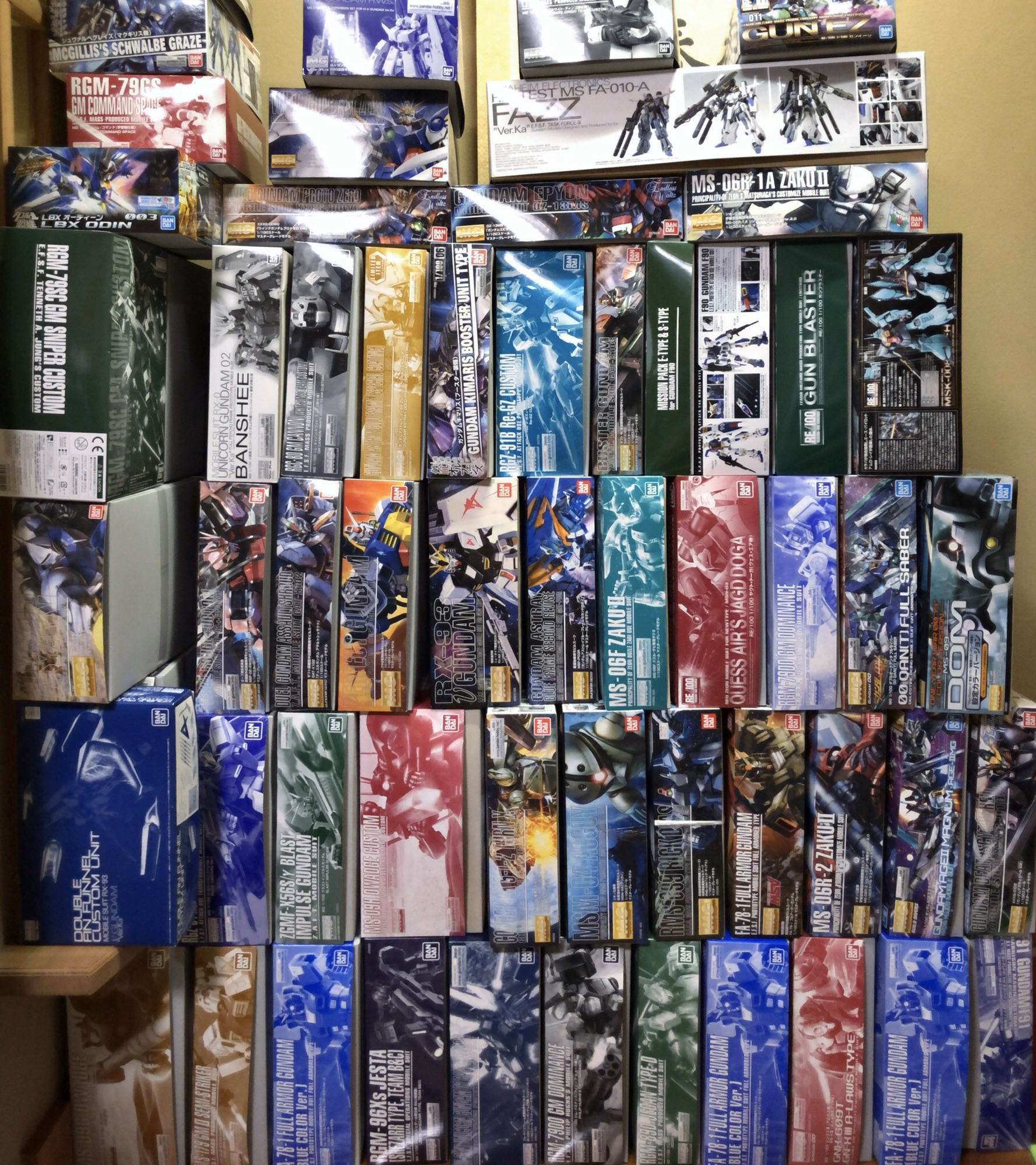 ガンプラ各種（積みプラ整理）