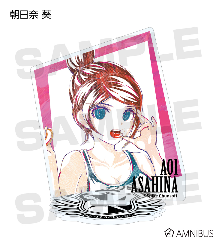 未使用/傷) ダンガンロンパ 大神さくら 朝日奈葵 アクリルキーホルダー