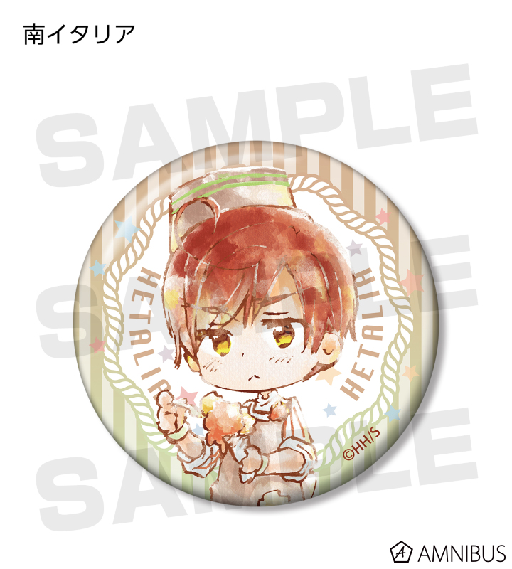 ヘタリア World☆Stars - トレーディング デフォルメAni-Art 缶バッジ