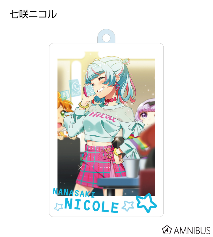 tokyo 7th sisters カードイラストアクリルキーホルダー ナナシス