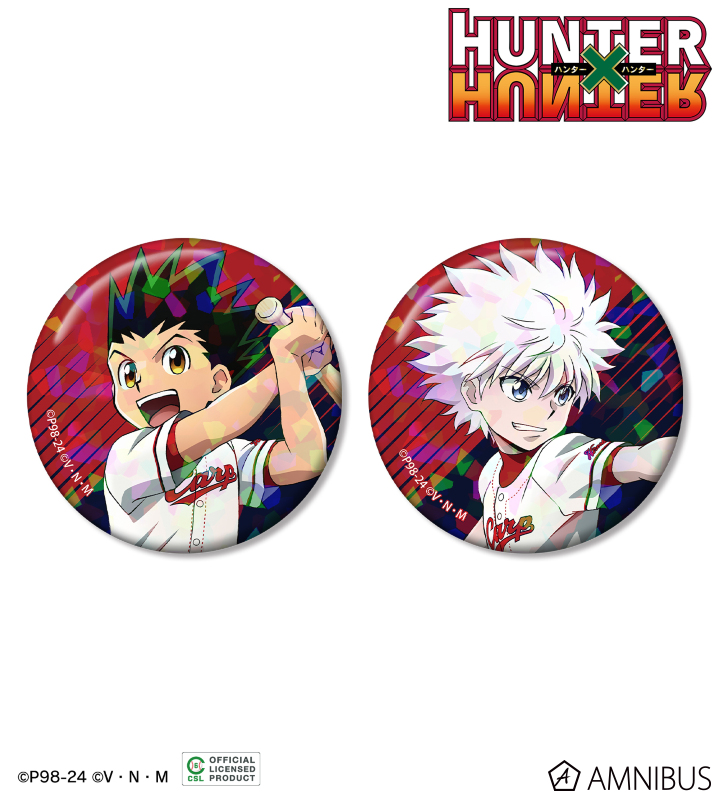 ハンターハンター キルア 戦う背中 缶バッジ ホロ HUNTER×HUNTER