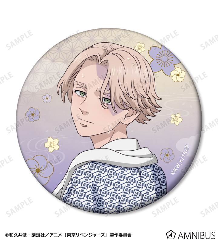 新テニスの王子様 不二周助 大江戸温泉物語 缶ミラー 缶バッジ 浴衣