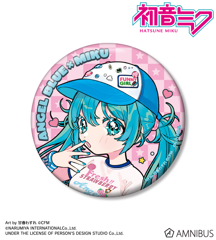 初音ミク - ANGEL BLUEコラボ 描き下ろし 初音ミク Art by 甘春わすれ