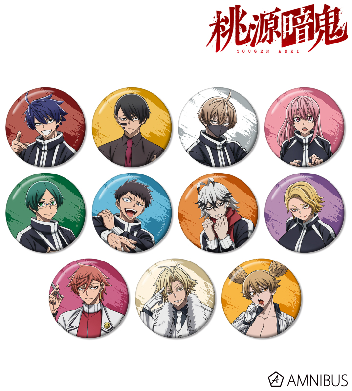 桃源暗鬼 C105 コミケ 缶バッジ 矢颪 矢颪碇 桃源暗鬼 秋田書店 コミケ