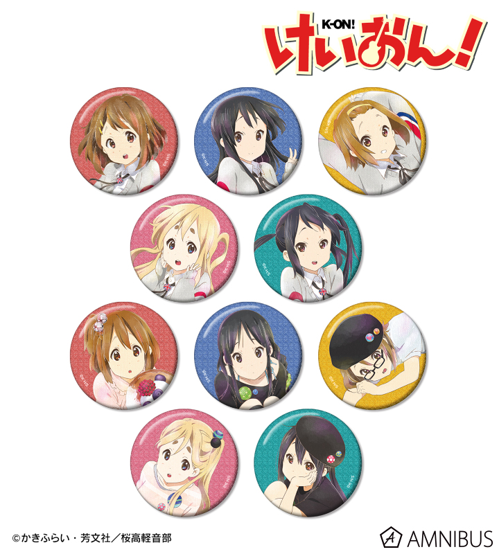 けいおん！ - トレーディング Ani-Art aqua label グリッター缶バッジ