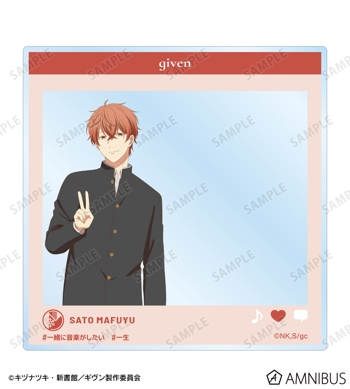 映画 ギヴン 海へ - 佐藤 真冬&上ノ山 立夏 アクリルカード2枚セット