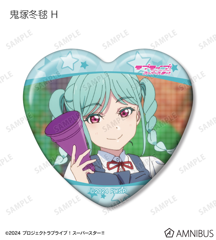 Liella! ゆめかわガーリー ハート型缶バッジ ラブライブ！スーパー