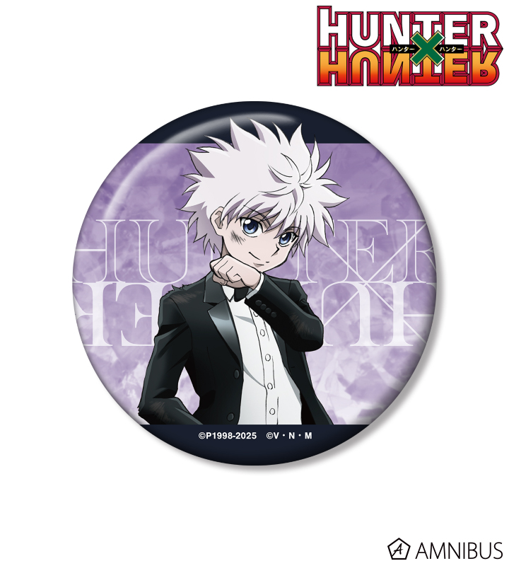 HUNTER×HUNTER - 描き下ろし キルア スーツ(戦闘後)ver. 100mm缶バッジ