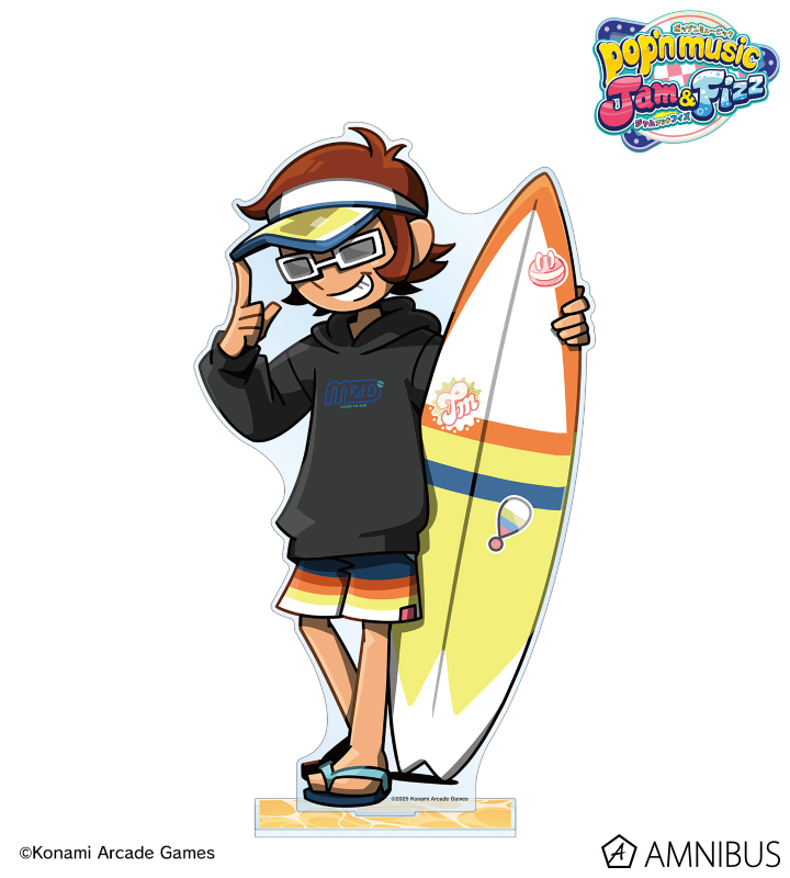 pop'n music Jam&Fizz - 描き下ろし MZD 水着ver. 特大アクリル