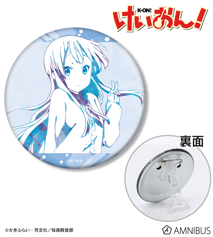 けいおん!! TBS限定 秋山澪 田井中律缶バッジ6種 限定デカバッチ