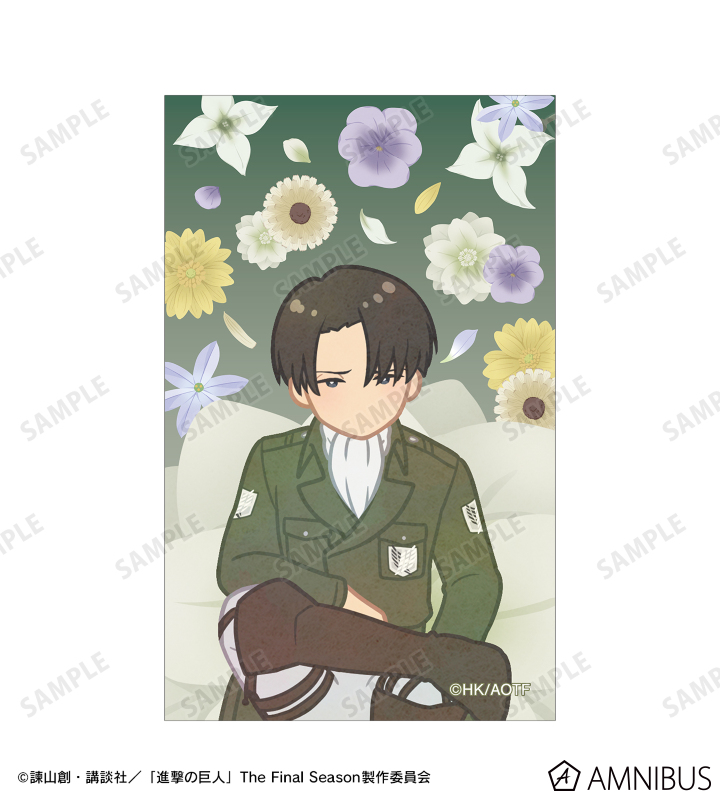 TVアニメ『進撃の巨人』 - リヴァイ Botania 第4弾 イラストカード2枚