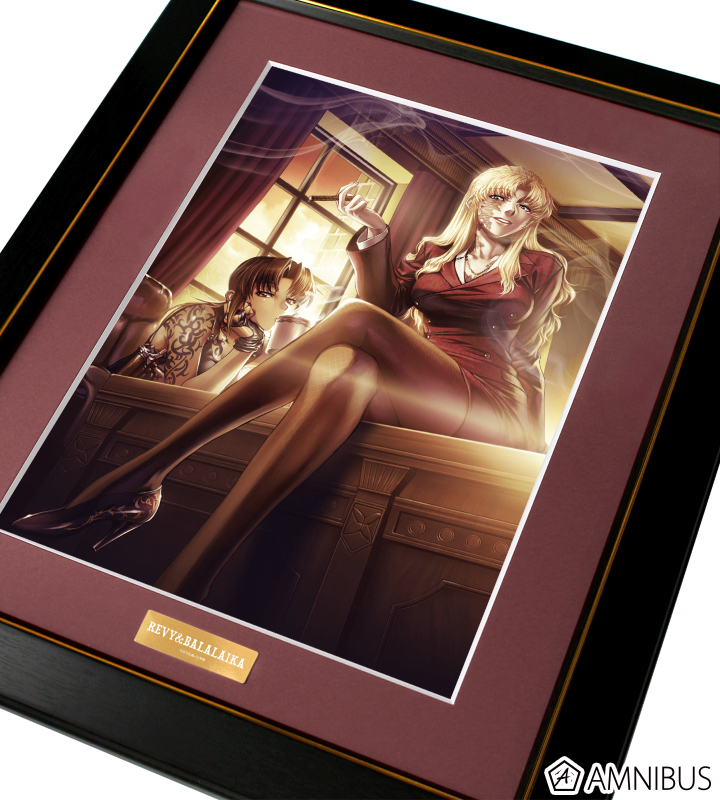 ☆【未使用】ブラック・ラグーン 直筆サイン入り複製原画 レヴィ エダ