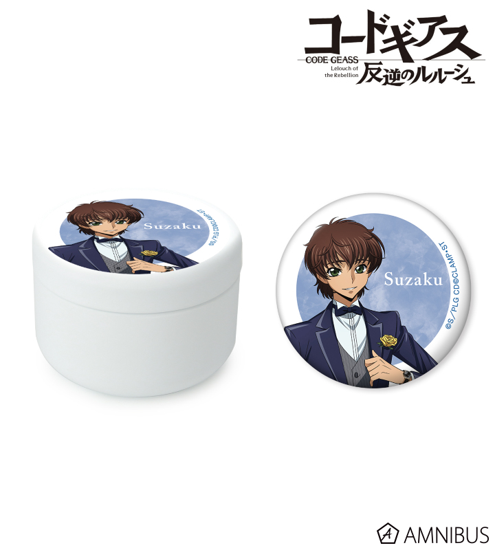 コードギアスホログラ缶バッジルルーシュ複製原画スザク