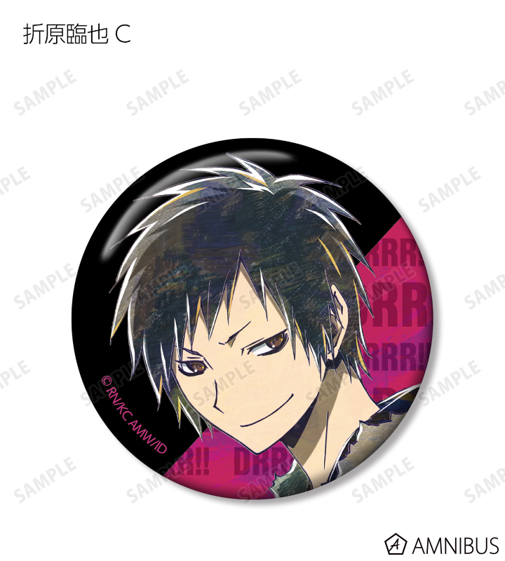 デュラララ!!×2 折原臨也 デカンバッチ 缶バッジ グッズ-バッチ