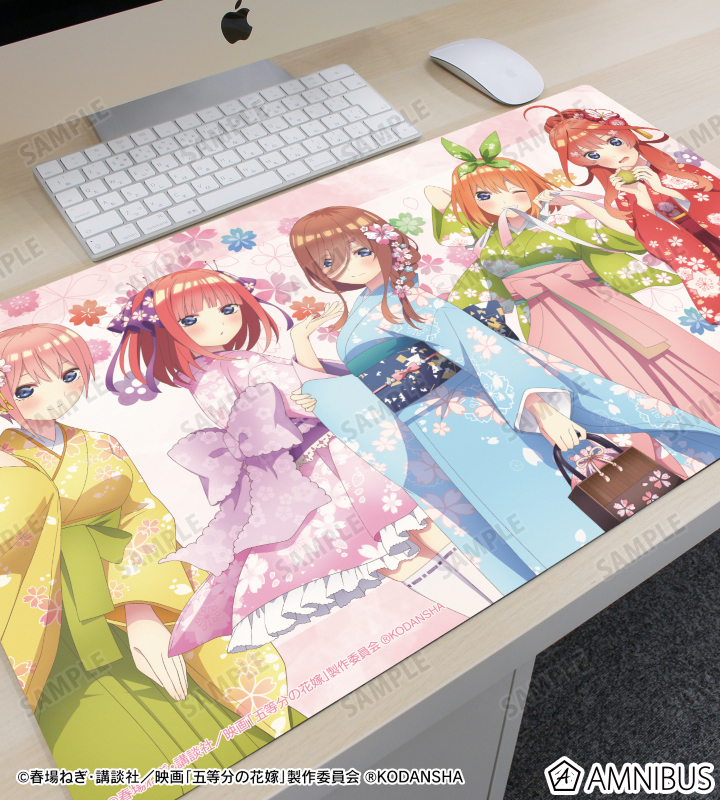 映画『五等分の花嫁』 - 描き下ろしイラスト 集合 桜和装ver. プレイ