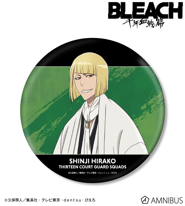 平子真子 BLEACH ホロ加工スクエア缶バッジ 5個