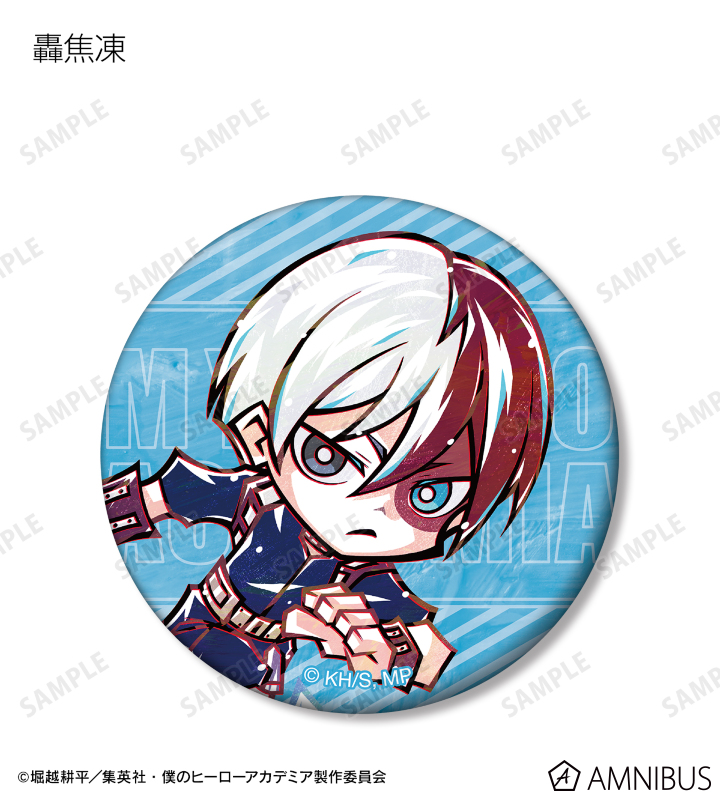 ヒロアカ 十傑 描き下ろしトレーディング 缶バッチJF2025 轟焦凍