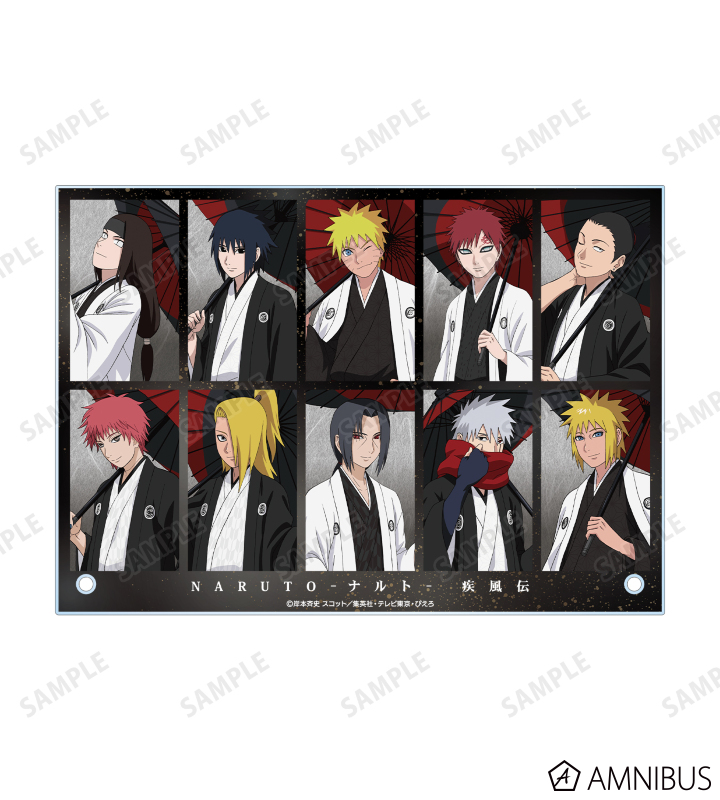 NARUTO-ナルト- 疾風伝 - 描き下ろしイラスト 集合 番傘和装ver. A5