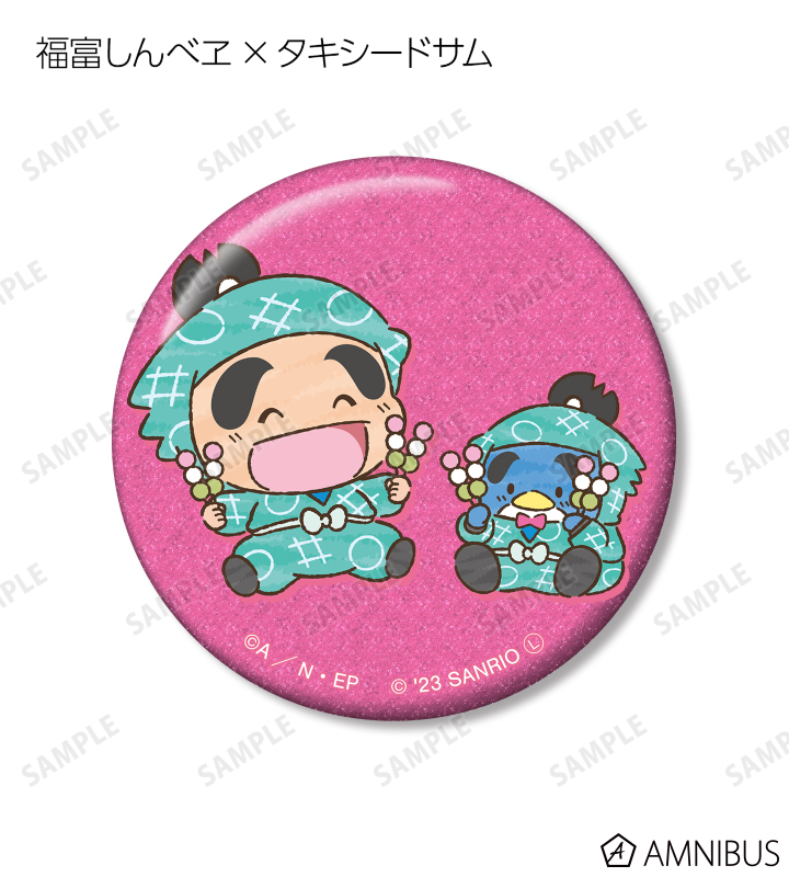 忍たま乱太郎×サンリオキャラクターズ - トレーディンググリッター缶