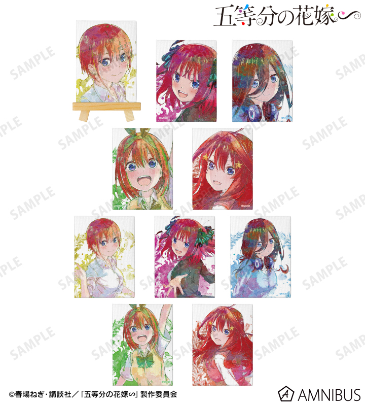 五等分の花嫁∽ - トレーディング grunge CANVAS ミニキャンバスボード