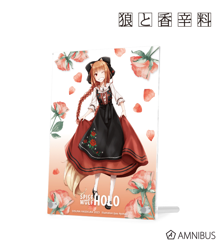 非売品】狼と香辛料 ホロ ルカ 文倉 描き下ろし 超特大 両面 ポスター