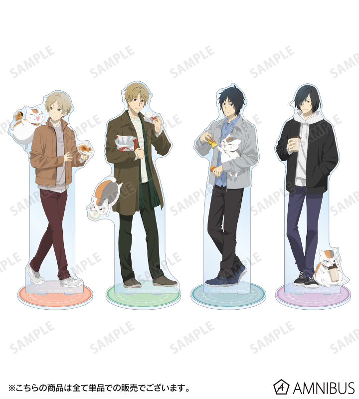 夏目友人帳 - 描き下ろしイラスト 名取周一&ニャンコ先生 冬の装いver