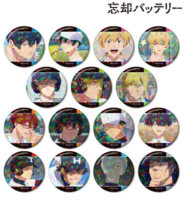 忘却バッテリー コレクション缶バッジ 第1弾 藤堂葵 忘バ 原画 5個
