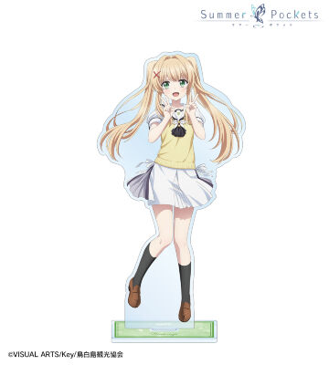 Summer Pockets 缶バッジ 紬ヴェンダース 水織静久 久島鴎 TVアニメ