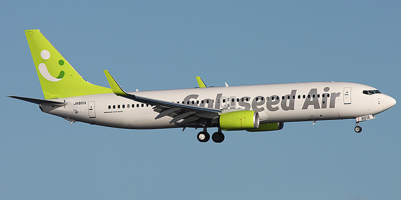 航空機・ヘリコプター Solaseed Air B737-800 Nassi Jet Miyazaki