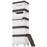 折りたたみコンテナ】 アスクル他 オープンオリコンセット（50L長辺