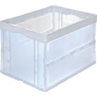 トラスコ中山 TRUSCO オリコン 折りたたみコンテナ50L 透明 CR-S50N2