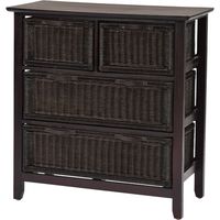 キムラ ラタンチェスト 幅810×奥行390×高さ850mm G5471AT 1台（直送品