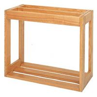 マーフィード 水槽台 ウッドラック refine 600×450ー2(クリア)60cm水槽