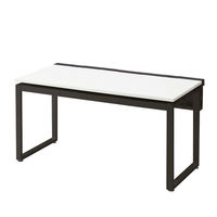 Ceha プレノデスクシステム 平机 引出し無し オーク天板/ブラック脚 幅