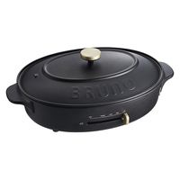 BRUNO オーバルホットプレート(ホワイト) BOE053-WH 1個 - アスクル