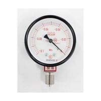 長野計器 普通形圧力計(Φ60) 真空計(負圧計) 禁油 立形A枠 ー0.1~0MPa