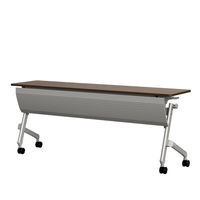 オカムラ フラプター サイドフォールドテーブル 棚板なし/幕板付き