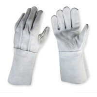 ジェイワークスプランニング 牛床革手袋 背縫いロング JWG-027 1双