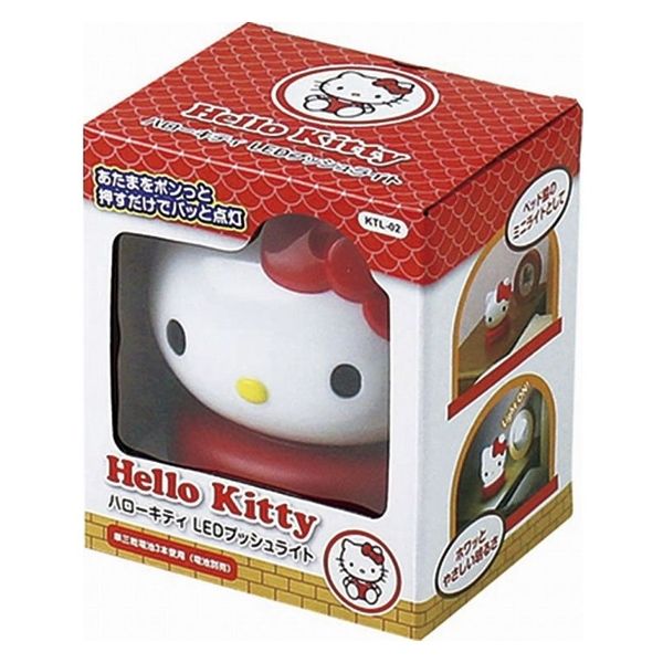 カクセー ハローキティ LEDプッシュライト KTL-02 1個（直送品