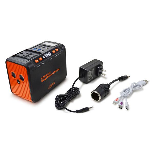 メテックス メガパワーステーション ACコンセント付きポータブル蓄電池