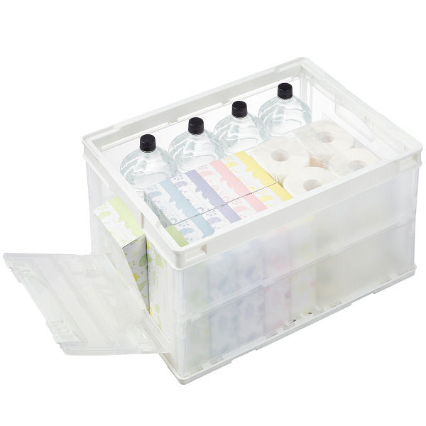 折りたたみコンテナ】 岐阜プラスチック工業 オープンオリコン 50L 短