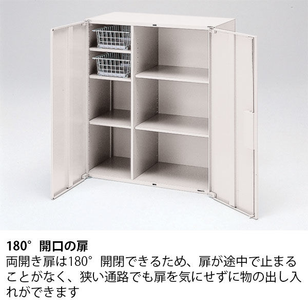 組立設置込】イトーキ シンラインキャビネット 3段 両開き テンキー錠