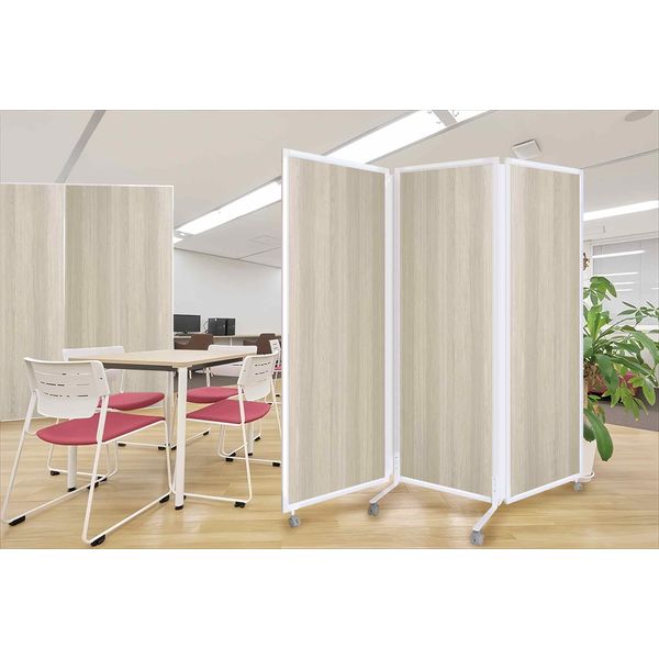 トーカイスクリーン MSパネル折りたたみ3連スクリーン ナチュラル 1