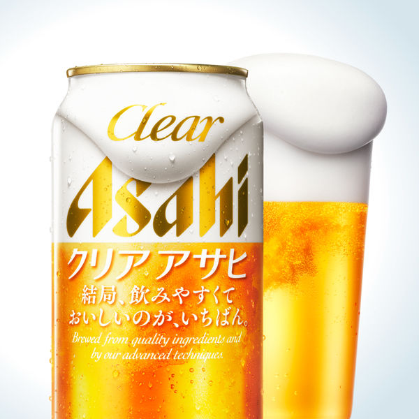 アサヒ クリアアサヒ 350ml 1箱（24缶入） - アスクル