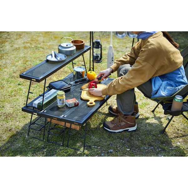 アイリスオーヤマ 焚き火 テーブル ファイヤテーブル アウトドア