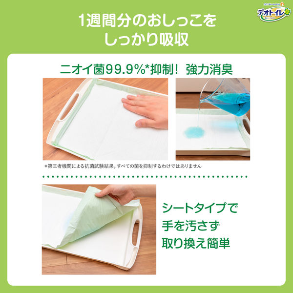 デオトイレ 消臭抗菌シートナチュラルソープの香り 20枚×6パック