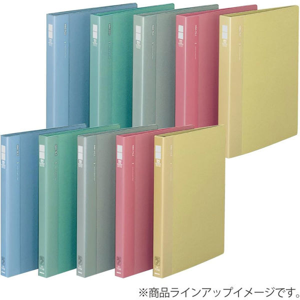 コクヨ 30穴リングファイルPP A4タテ 背幅27mm ピンク フ-F460P 2冊