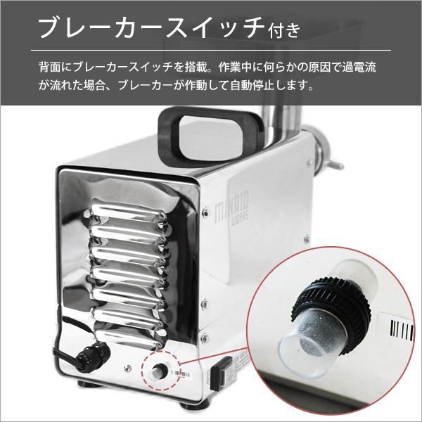 ミナト電機工業 業務用ステンレス製 電動ミンサー PMM-8F 1個（直送品